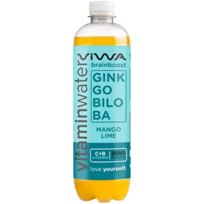 Viwa brainboost ginkgo biloba-zöldtea vitaminvíz 600 ml