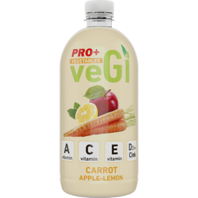 Powerfruit pro+ vegi sárgarépa-cékla alma ízű üdítőital 750 ml