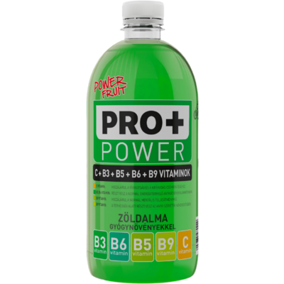 Powerfuit pro+ power b+c vitaminos zöldalma ízű üdítőital 750 ml