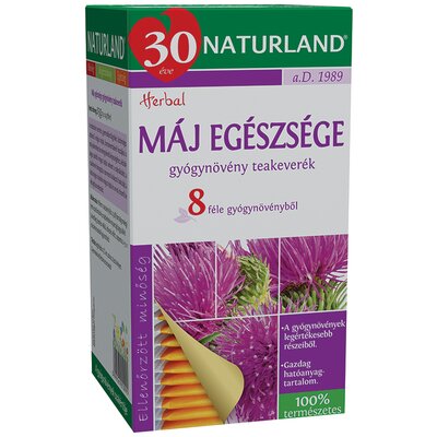 Naturland máj egészsége gyógynövény teakeverék 25 g