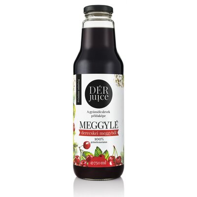 Dér juice meggylé 100% 750 ml