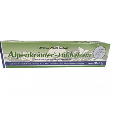 Alpenkrauter fussbalzsam 200 ml