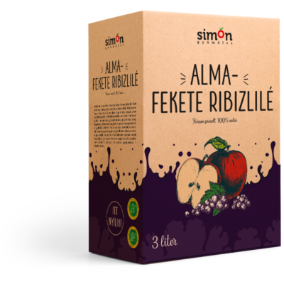 Simon gyümölcs alma-feketeribizlilé 3000 ml