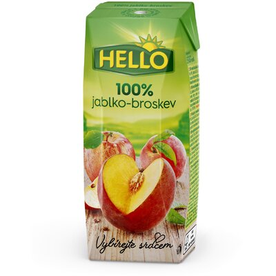 Hello alma-őszibaracklé 100% 250 ml