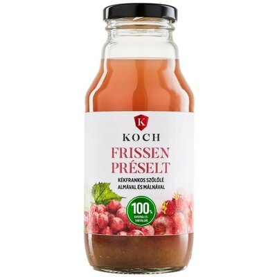 Koch frissen préselt kékszőlőlé málnával 330 ml