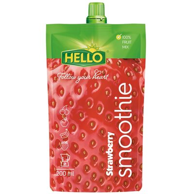 Hello smoothie eper gyümölcsturmix 200 ml