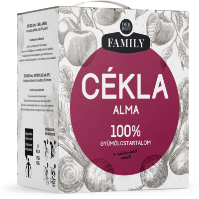 Dér juice family céklás almalé 70-30% 3000 ml