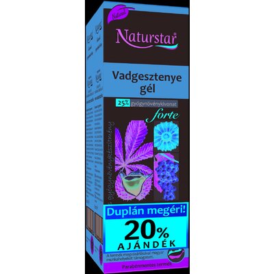 Naturstar vadgesztenye gél forte dupla 2x60ml 120 ml