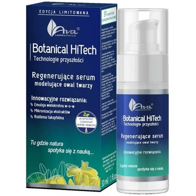 Ava botanical hitech bőrfiatalító hatású ráncfeltöltő és arckontúrjavító anti-aging arcszérum 30 ml