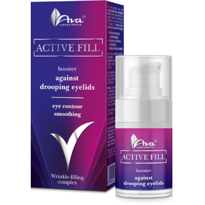 Ava active fill lifting hatású bőrkisimító és ráncfeltöltő szemránc booster krém 15 ml