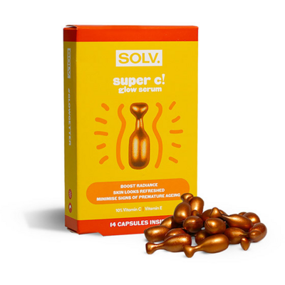 Solv. super c glow serum arcápoló kapszula 14 db