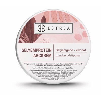 Estrea rózsa selyemprotein arckrém vízhiányos bőrre 80 ml