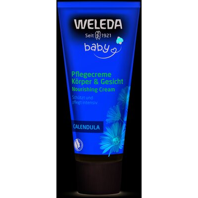 Weleda bio körömvirágos natúr babakrém arcra, testre 75 ml