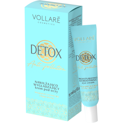 Vollaré age creator detox bőrkisimító bőrfiatalító lifting hatású szemránckrém tetrapeptiddel, aktív szénnel 15 ml