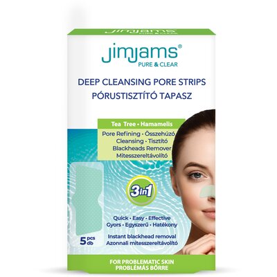 Jimjams pure & clear pórustisztító tapasz 5 db