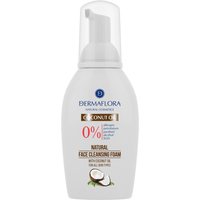 Dermaflora 0% arctisztító hab kókuszolaj 100 ml