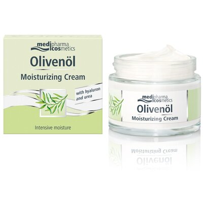 Olivenöl hidratáló arckrém hialuronnal és ureával 50 ml