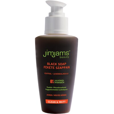 Jimjams beauty clean & matt fekete szappan 125 ml