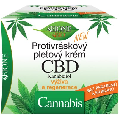 Bione cbd+cannabis ránctalanító arckrém 51 ml