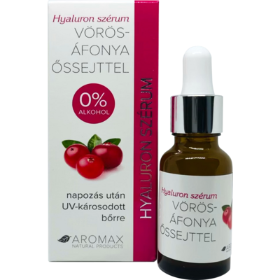 Aromax hyaluron szérum vörösáfonya őssejttel 20 ml