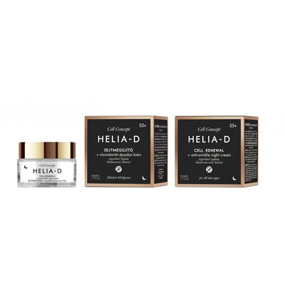 Helia-D cell concept 55+ sejtmegújító+ránctalanító éjszakai krém 50 ml