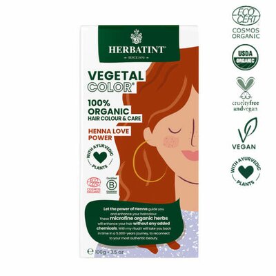 Herbatint vegetal color henna love hajfesték 100 g