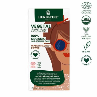 Herbatint vegetal color warm chestnut hajfesték 100 g