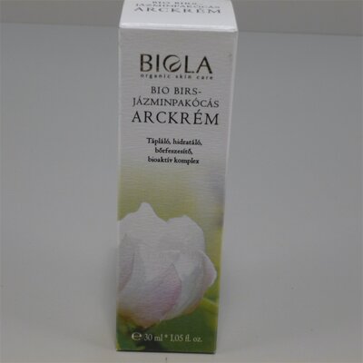 Biola bio birs-jázminpakócás arckrém 30 ml