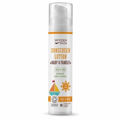 Wooden Spoon bio naptej és testápoló spf 30 100 ml