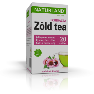 Naturland zöld tea echinaceával filteres 20x2g 40 g