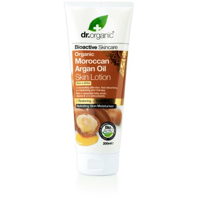 Dr.organic bio argán olaj testápoló tubus 200 ml