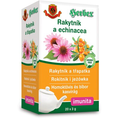 Herbex homoktövis és bíbor kasvirág tea 20x3g 60 g