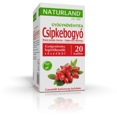 Naturland csipkebogyó tea 20x2,5g 50 g