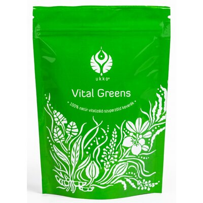 Ukko vital greens 100% natúr vitalizáló szuperzöld teakeverék 120 g