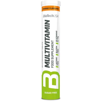 Biotech multivitamin pezsgőtabletta narancs 80 g