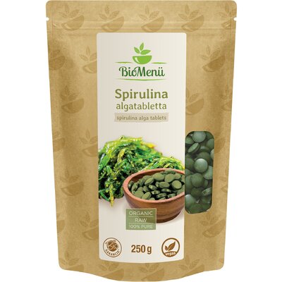 BioMenü bio spirulina tabletta 250 g