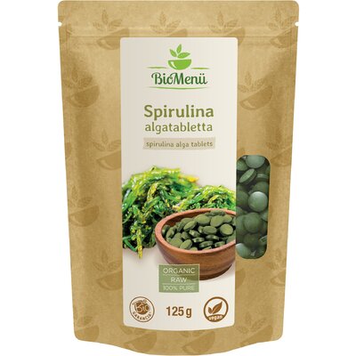 BioMenü bio spirulina tabletta 125 g