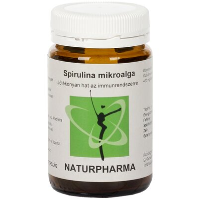 Naturpharma spirulina mikroalga tabletta 120 db