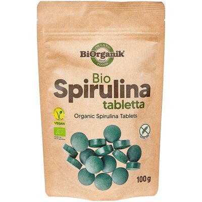 Biorganik bio spirulina tabletta 100 g