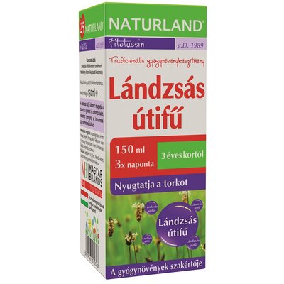 Naturland lándzsás útifű 150 ml