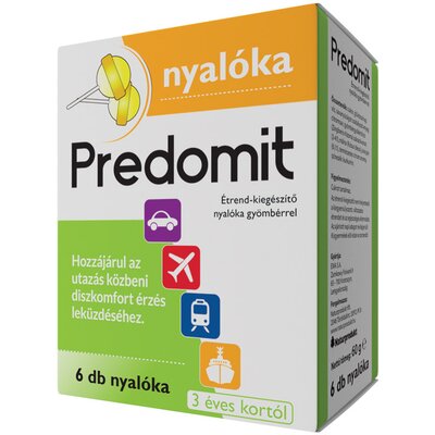 Predomit étrend-kiegészítő nyalóka gyömbérrel 60 g