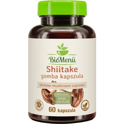 BioMenü bio shiitake gomba kapszula 60 db