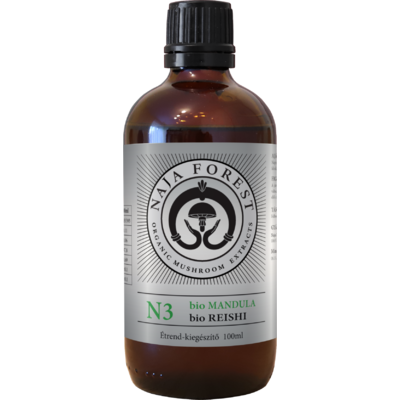 Naja forest N3 bio mandula, bio reishi gomba étrendkiegészítő 100 ml