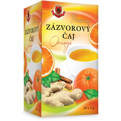 Herbex prémium gyömbér tea orange 20x2g 40 g