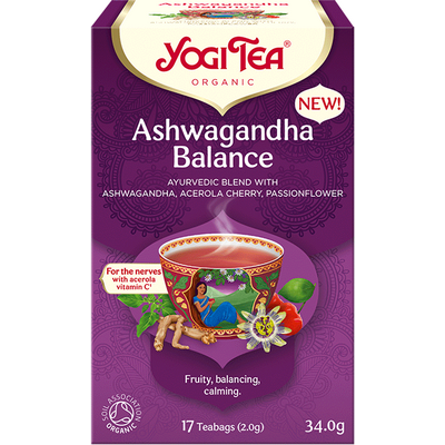 Yogi bio tea ashwagandha egyensúly 17x2g 34 g