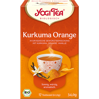 Yogi bio tea kurkuma narancs 17x2g 34 g