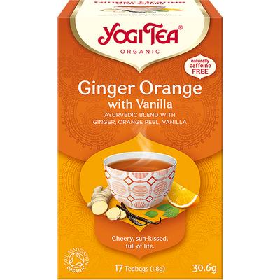 Yogi bio tea narancsos gyömbér vaníliával 17x1,8g 31 g