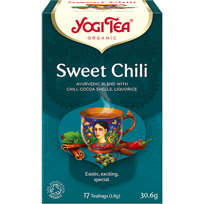 Yogi bio tea édes chili mexikói fűszeres 17x1,8g 31 g