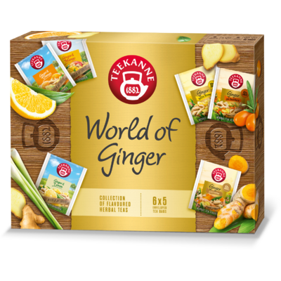 Teekanne world of ginger gyömbér teaválogatás 55 g