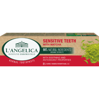 Langelica herbal fogkrém sensitive teeth matcha 75 ml